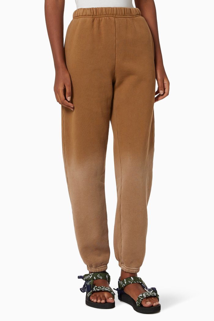 

Classic Jersey Sweatpants in Cotton, Brown