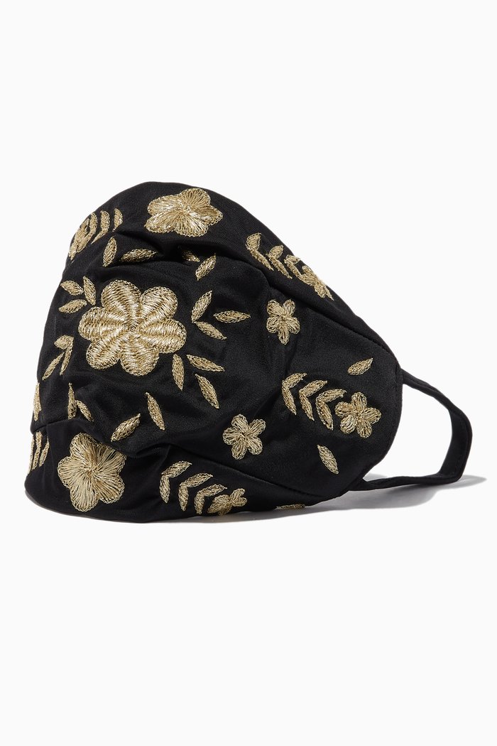 

Whitney Face Mask in Sustainable Lycra, Black