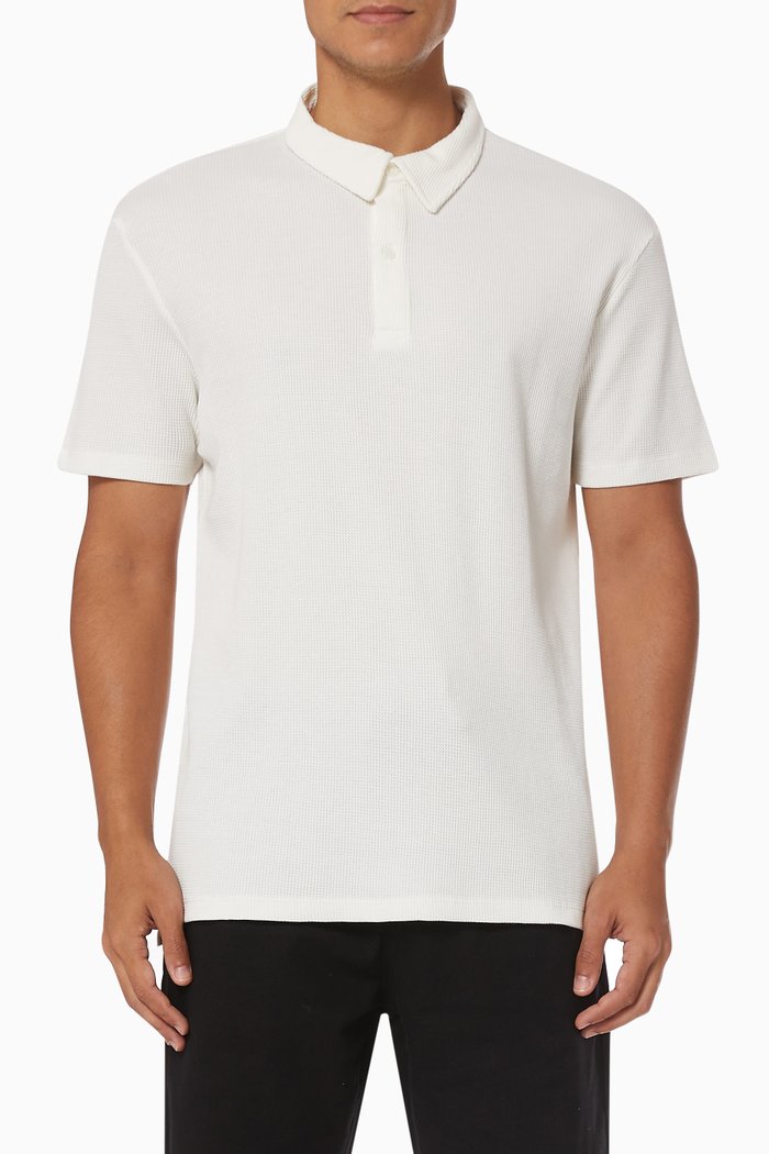 

Alf Polo Shirt in Organic Cotton, White