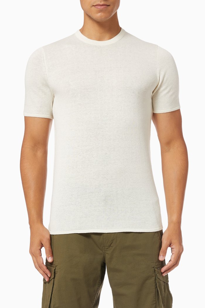

Flex T-shirt in Linen, White