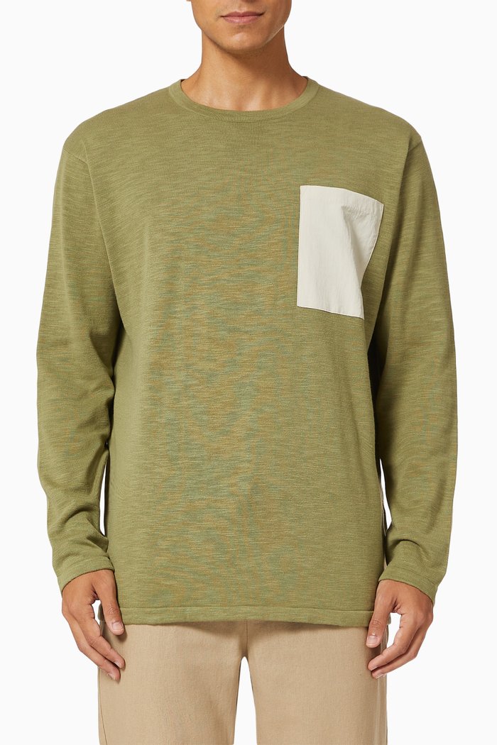 

Alan T-shirt in Cotton, Green