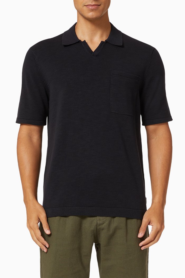 

Ace Polo Shirt in Cotton, Blue