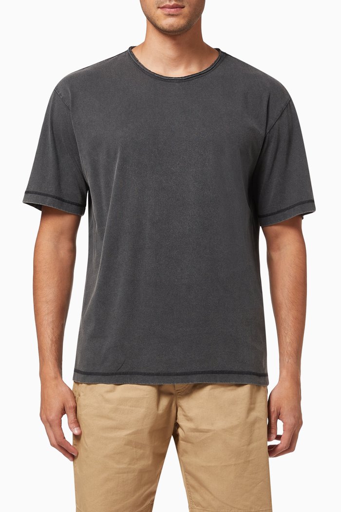 

Page Oversized T-shirt in Organic Cotton Jersey, Black