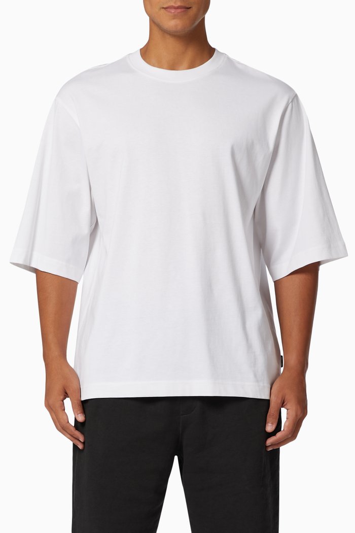 

Peck Oversized T-shirt in Cotton, White