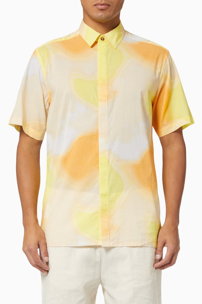 

Kian Life Shirt in Cotton, Orange