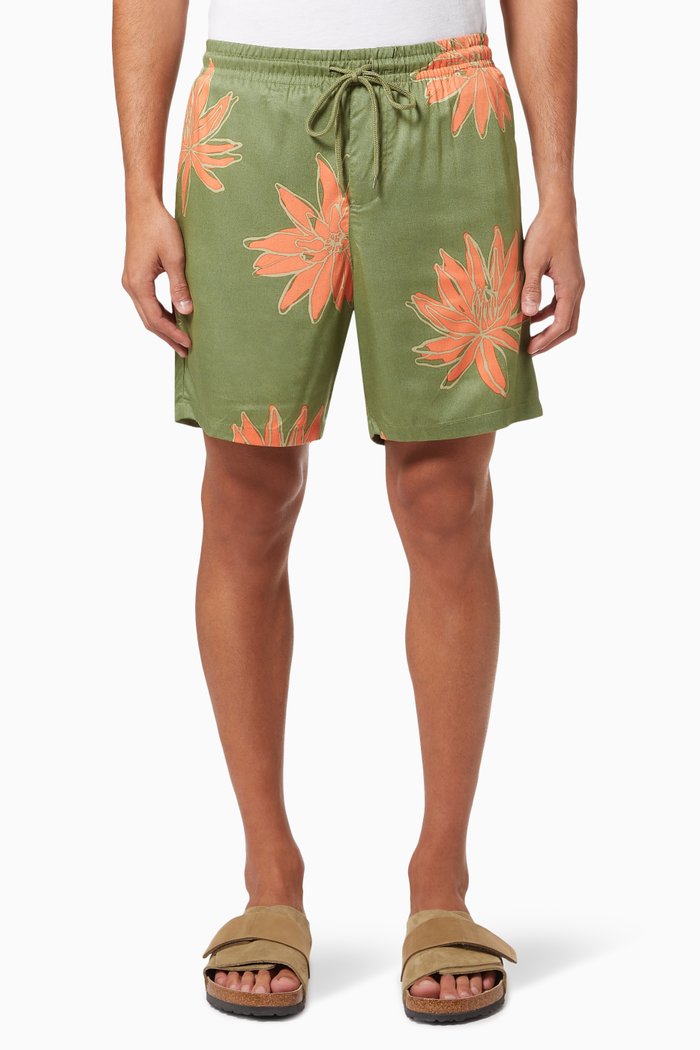 

Kaj Life Shorts in Viscose, Green