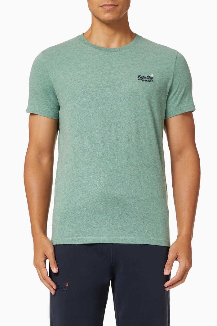 

Orange Label Vintage Embroidery T-shirt in Cotton, Green