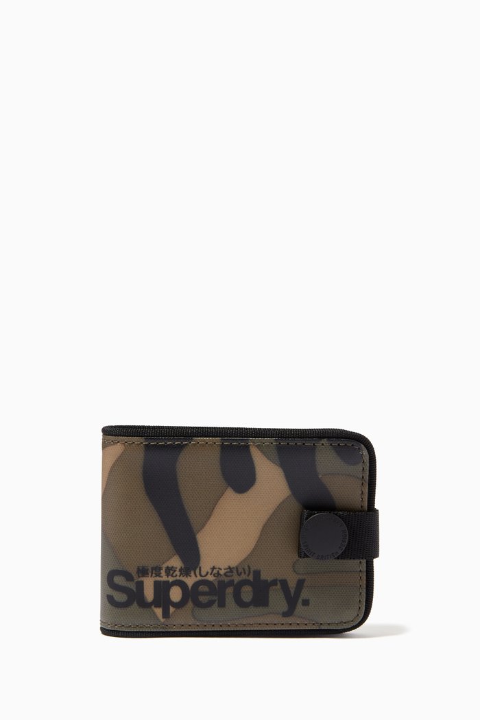 Tarp One Popper Wallet in Polyester, Multicolour