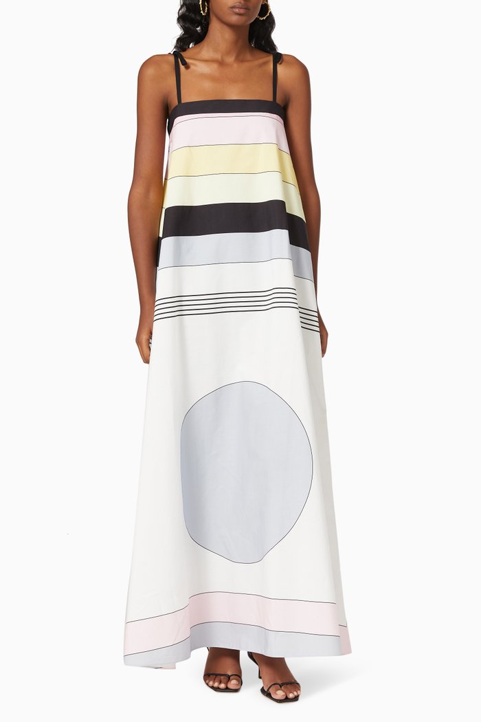 

Ella Puglia Day Dress in Silk, Multicolour