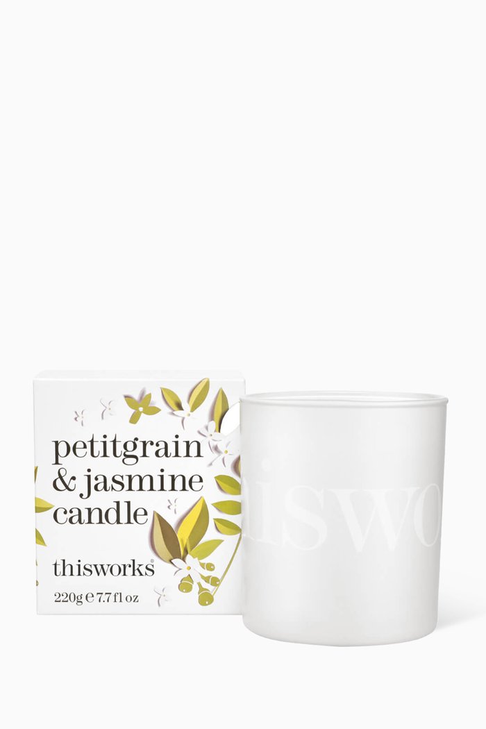 

Petitgrain & Jasmine Candle, 220g, Multicolour