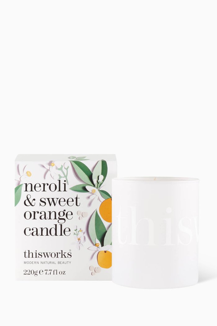 

Neroli & Sweet Orange Candle, 220g, Colourless