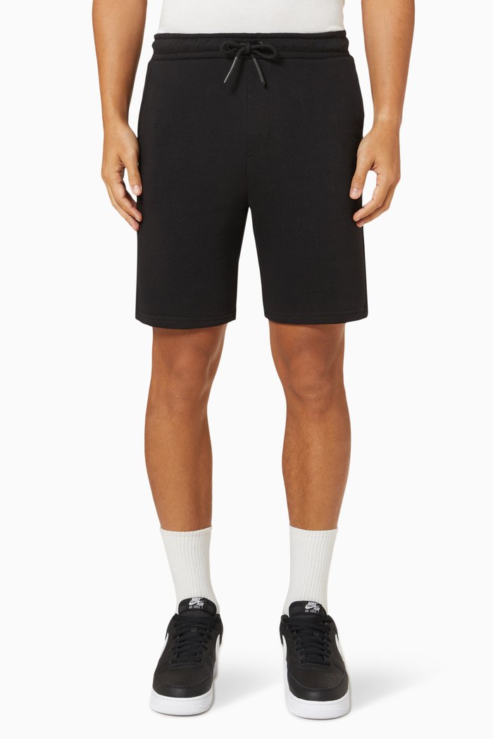 

Ceres Life Sweat Shorts in Cotton, Black
