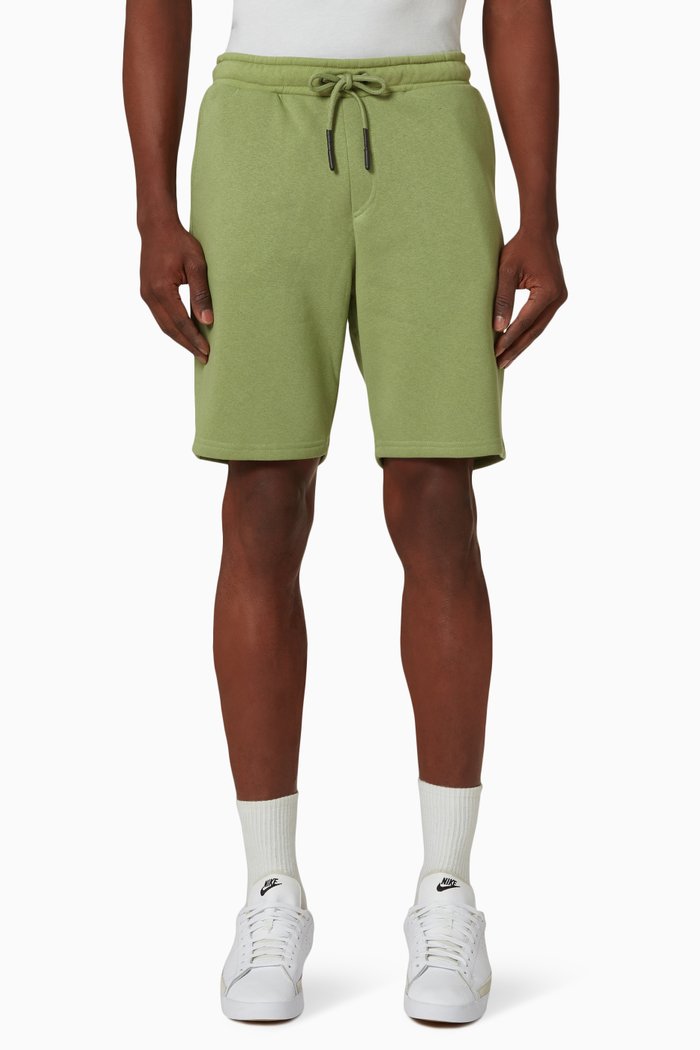 

Ceres Life Sweat Shorts in Cotton, Green