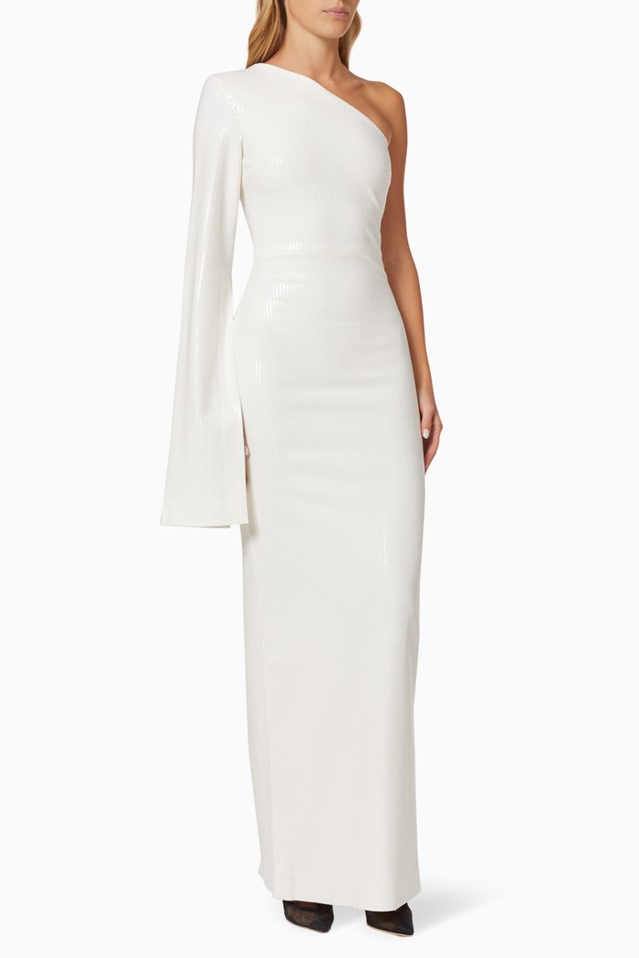 

Valentina Sequin Dress, White