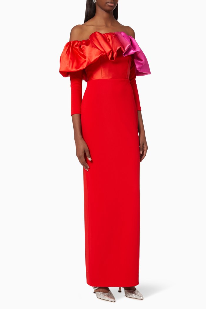 Elson Maxi Dress, Red