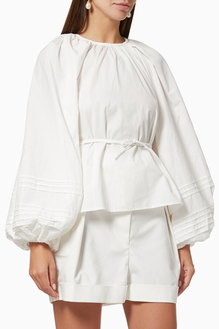 

Your Time Blouse in Cotton, White