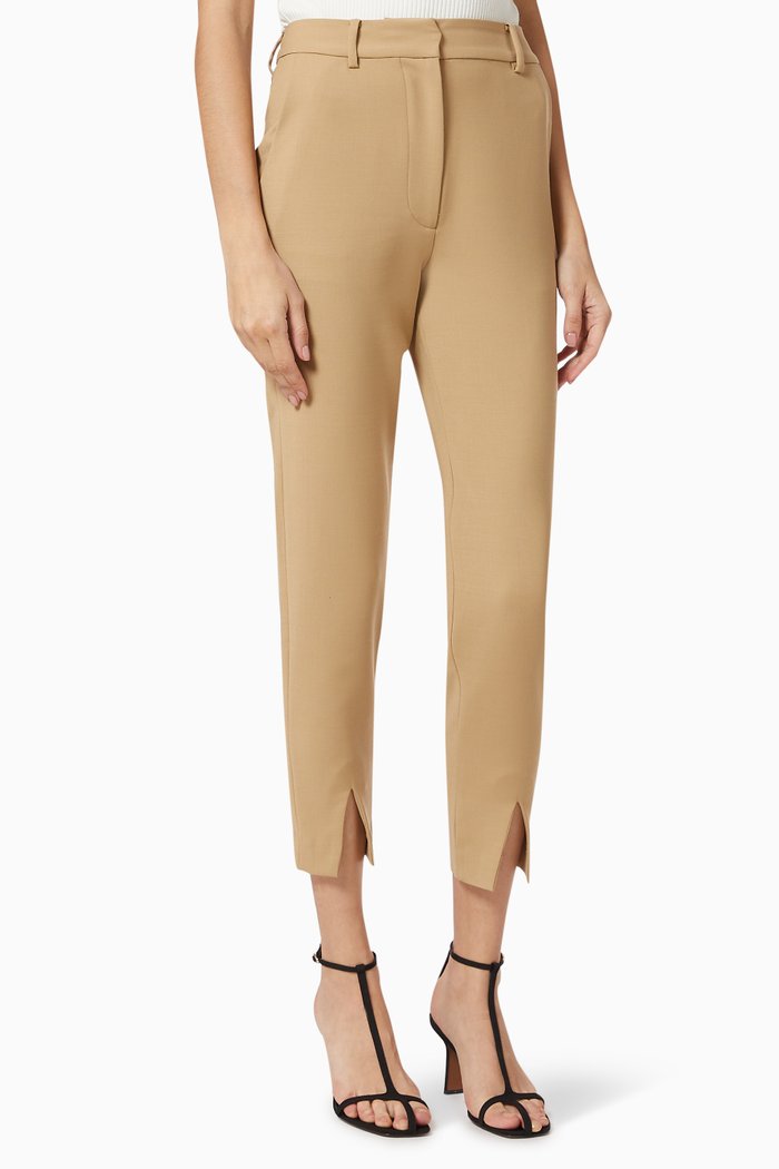 

Ophelia Trousers in Wool, Neutral