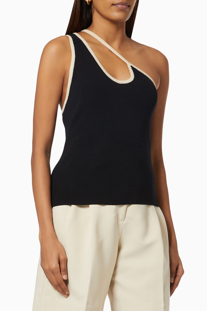 

Outcome Top in Viscose Knit, Black