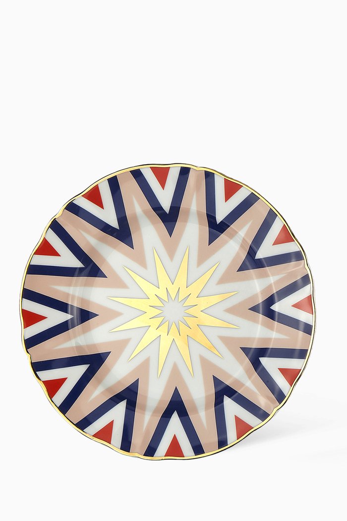 

Folgore Porcelain Dessert Plate, Multicolour