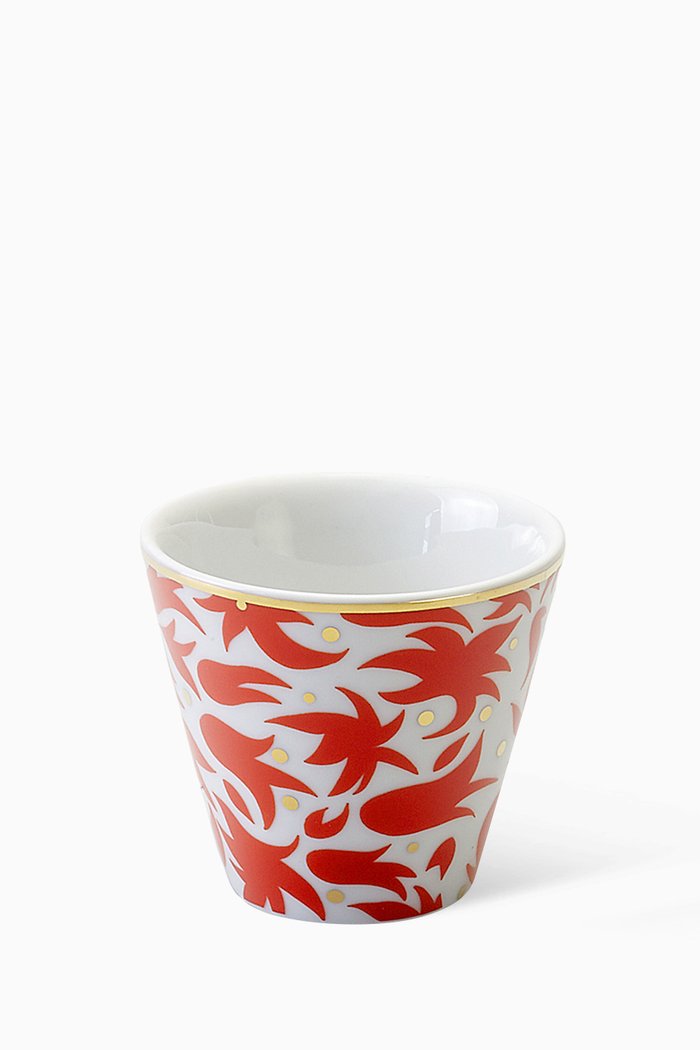 

Fiamma Small Porcelain Cup, Multicolour