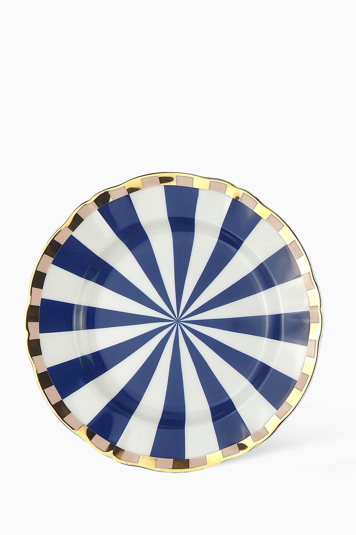 

Fortuna Porcelain Dessert Plate, Multicolour