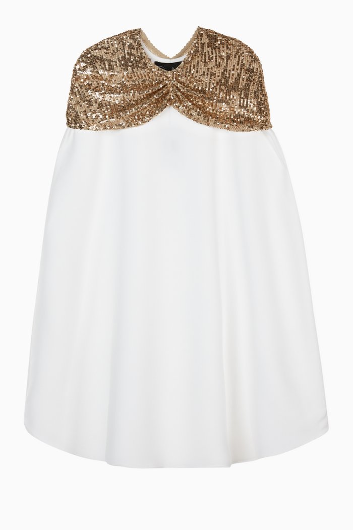 

The Signature Sequin Kaftan, White