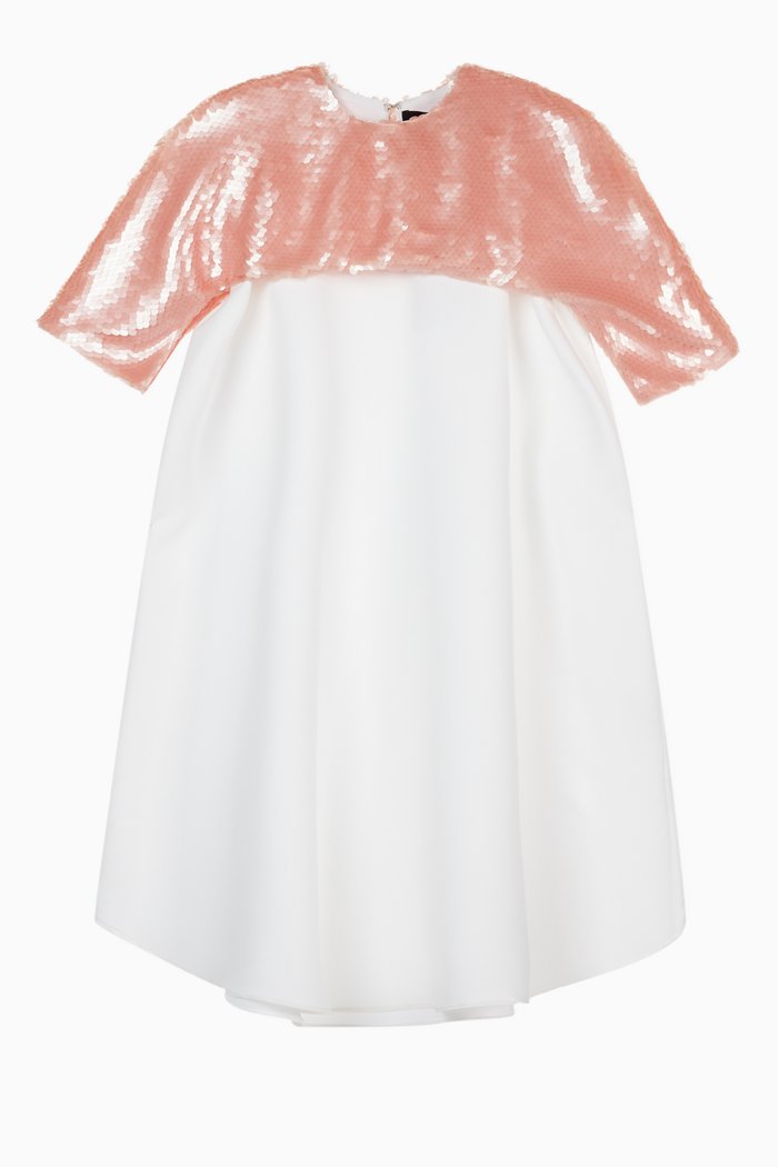 

Signature Sequin Kaftan, White
