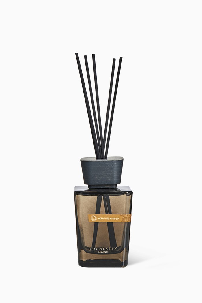Agathis Amber Reed Diffuser, 250ml, Multicolour