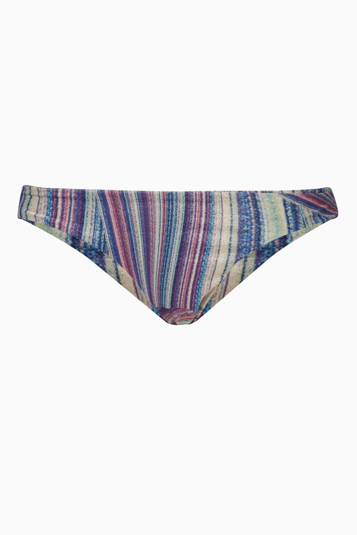 

x Hailee Steinfeld Dawson Bikini Bottoms in Lurex Stretch Nylon, Blue