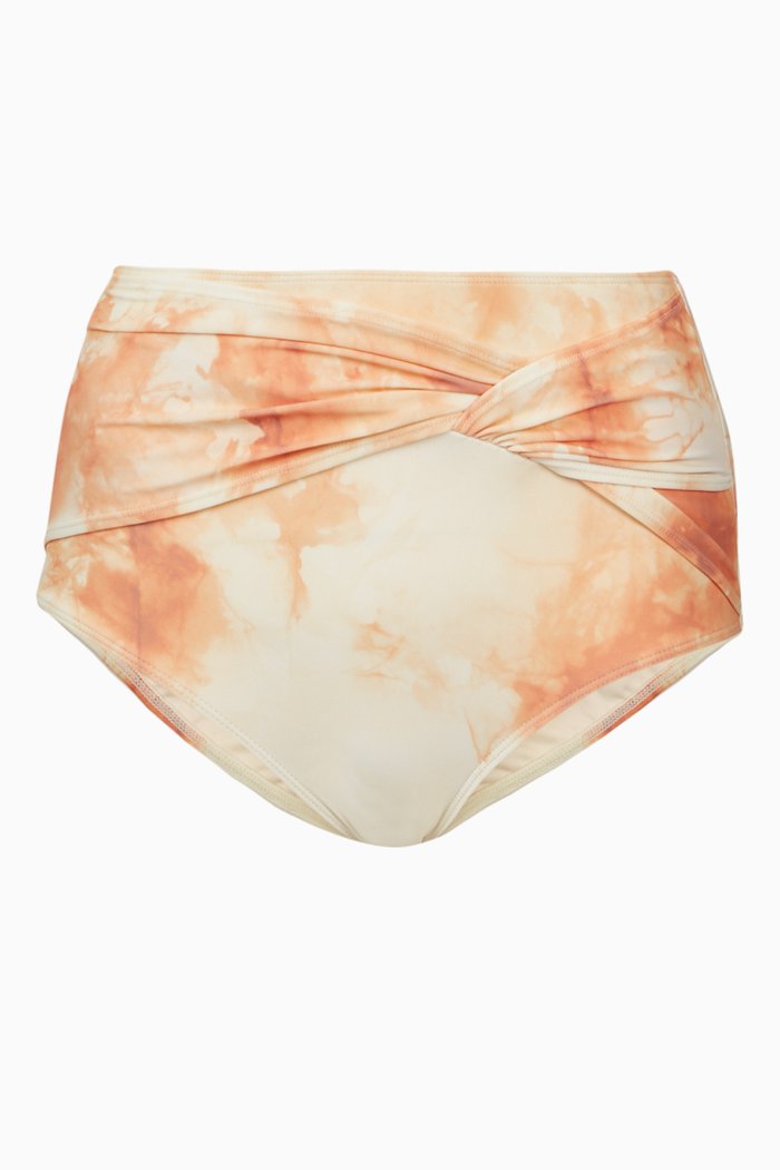 

Angela Tie-dye High-waisted Bikini Bottom, Multicolour
