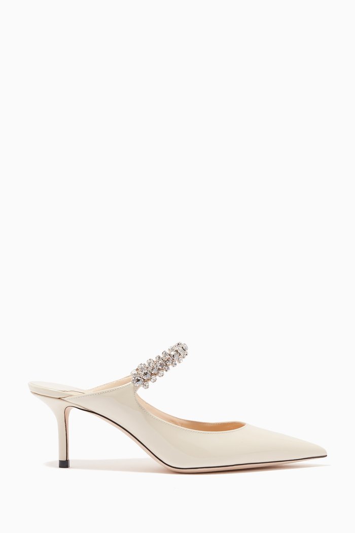 

Bing 65 Mules in Patent Leather, Neutral