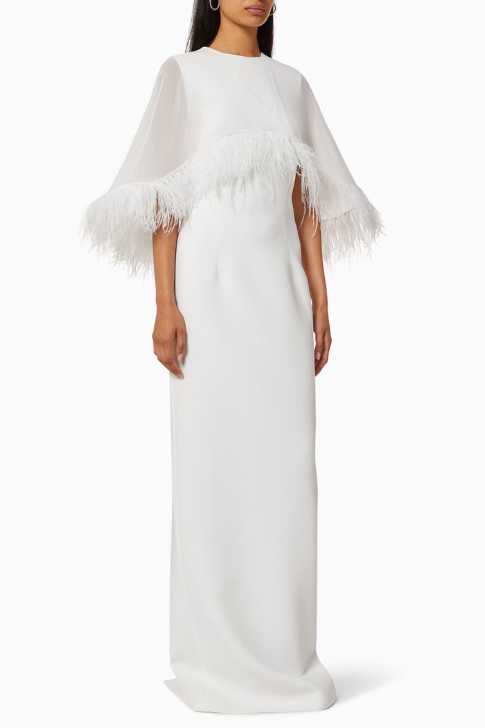 

Angel Dress in Crepe, White