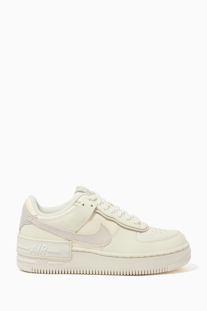 

Air Force 1 Shadow Shoes in Leather, White