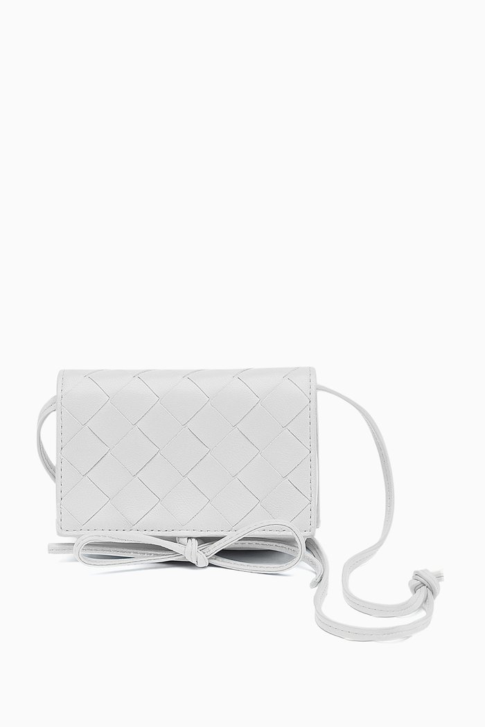 

Card Case in Intrecciato Nappa, White