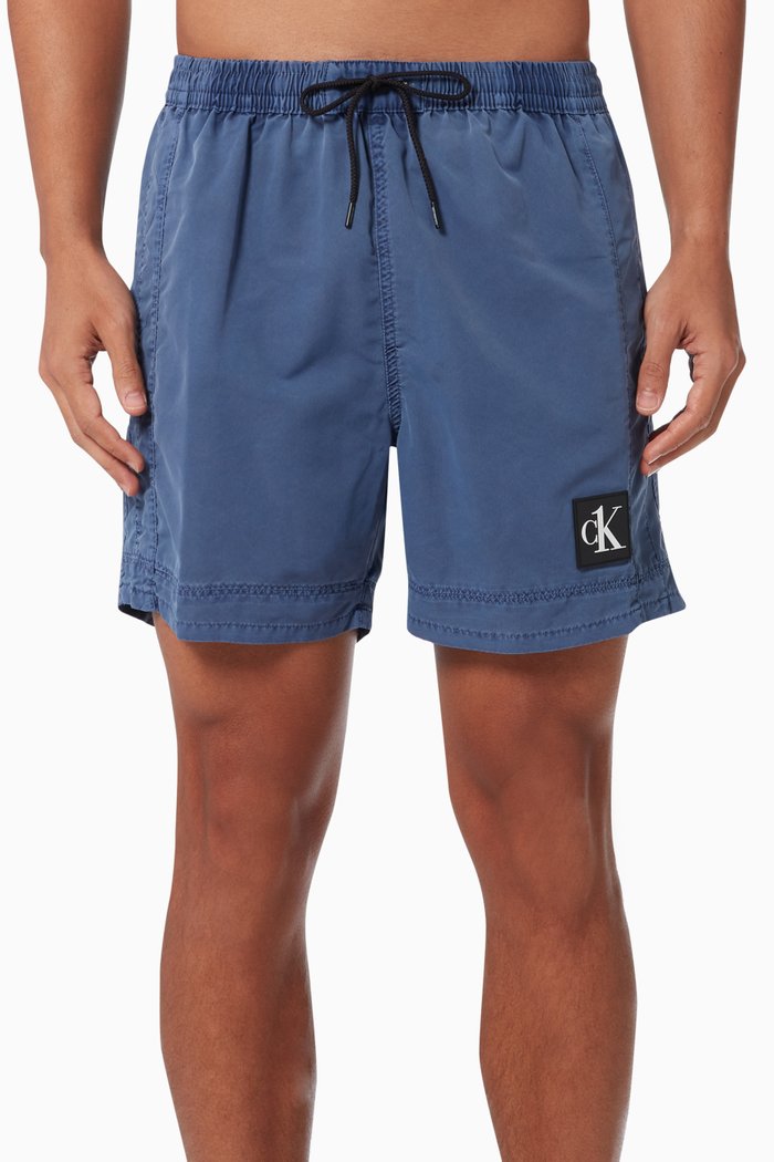 CK Swim Shorts in Nylon, Blue
