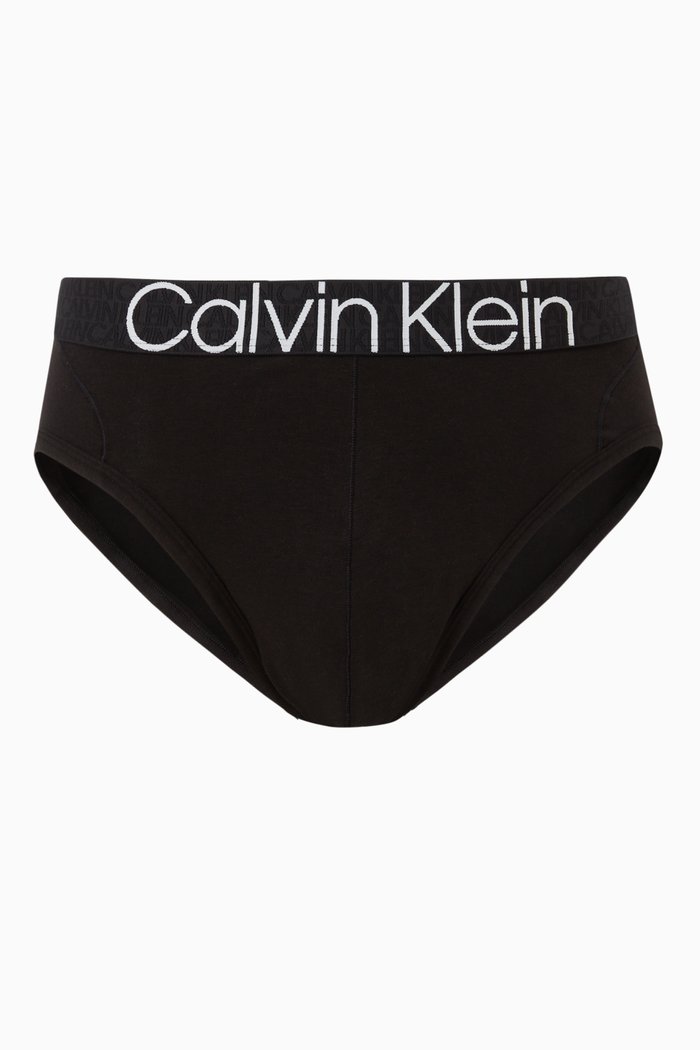 CK Reconsidered Brief in Cotton Lyocell Blend, Black