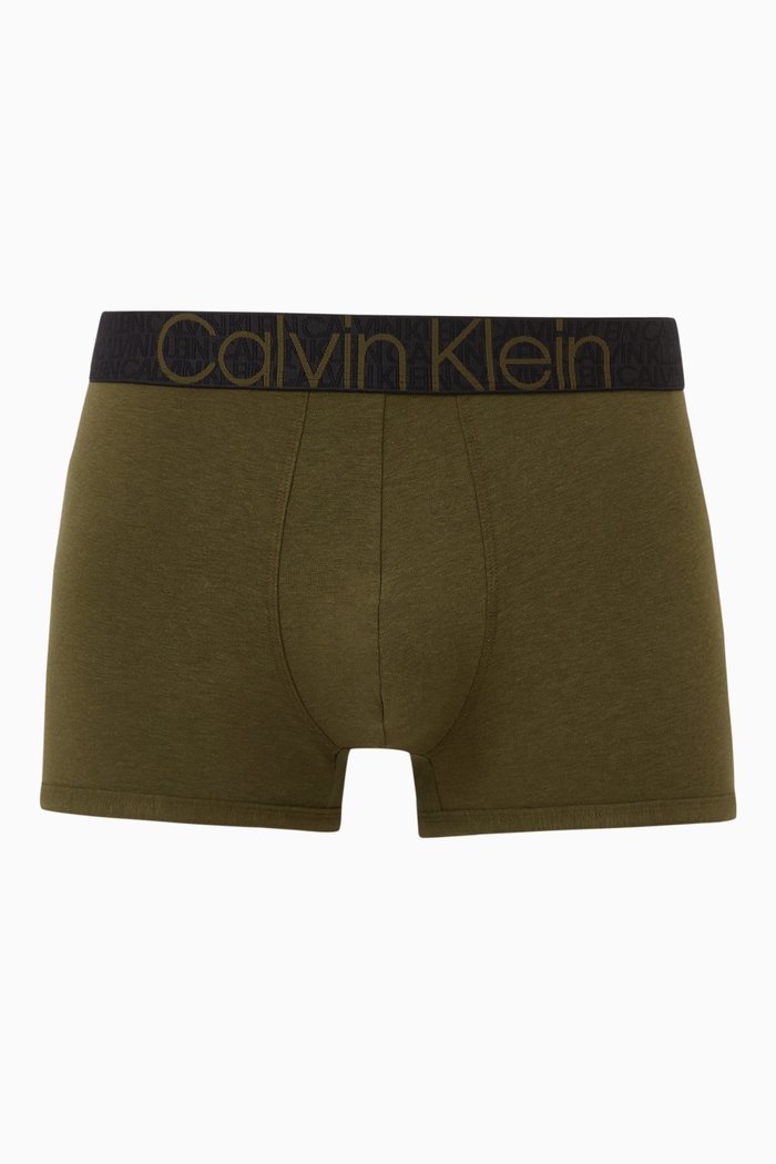 

CK Reconsidered Trunks in Stretch Cotton Blend, Green