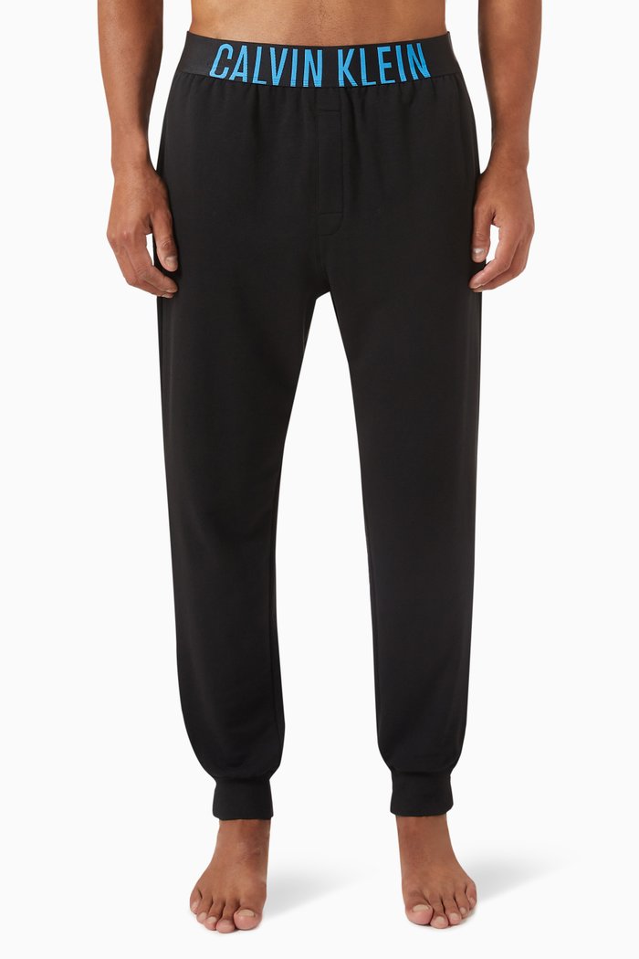 

Logo Track Pants in Cotton, Black