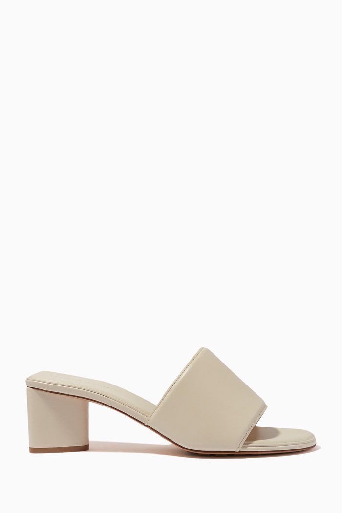 

The Band Mule Sandals in Calfskin, Neutral
