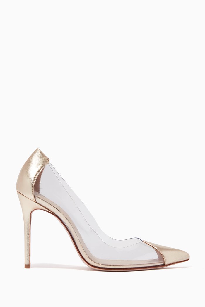

Cendi Pumps in Metallic Leather, Silver