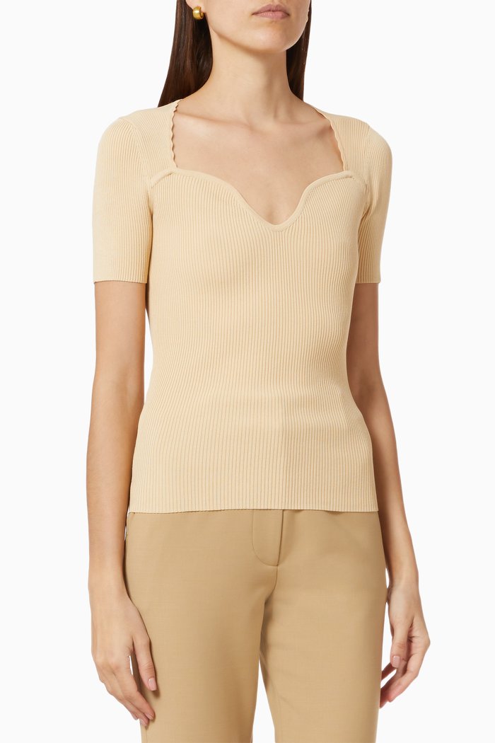 

Safran Bustier Top, Brown