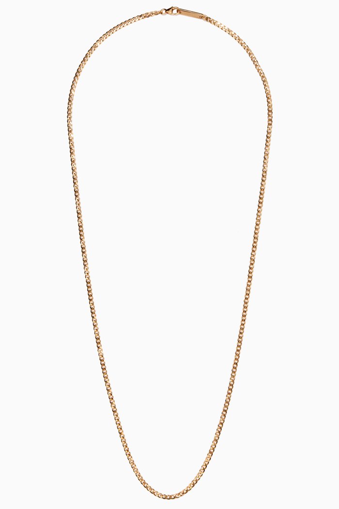 

Cuban Chain Necklace in 14kt Yellow Gold, 3mm