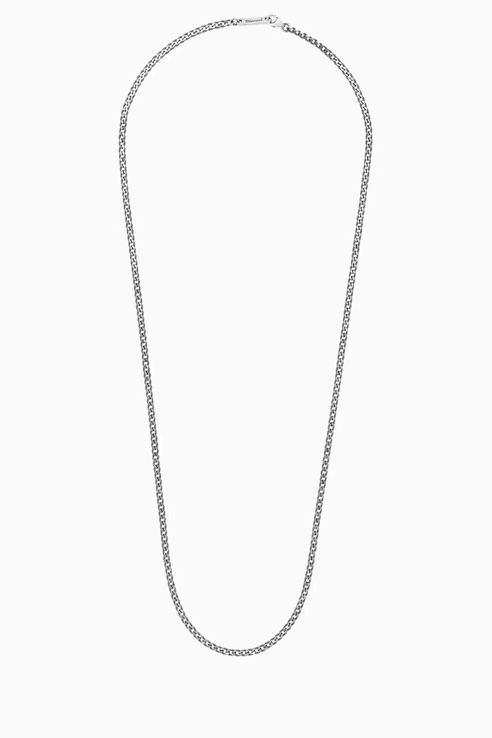

Cuban Chain Necklace in Sterling Silver, 3mm