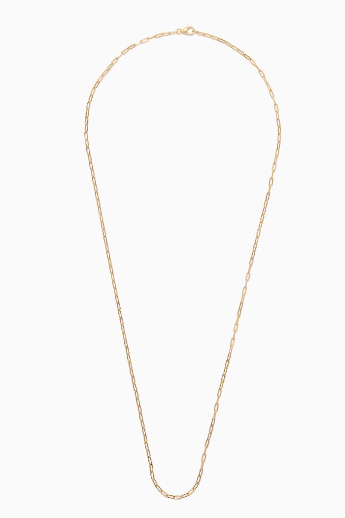 

Cuban Chain Necklace in 14kt Gold Plating, 2.5mm