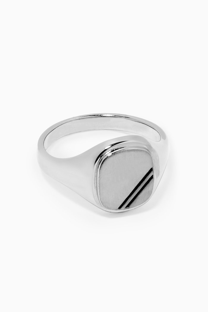 

Square Step Ring in Sterling Silver