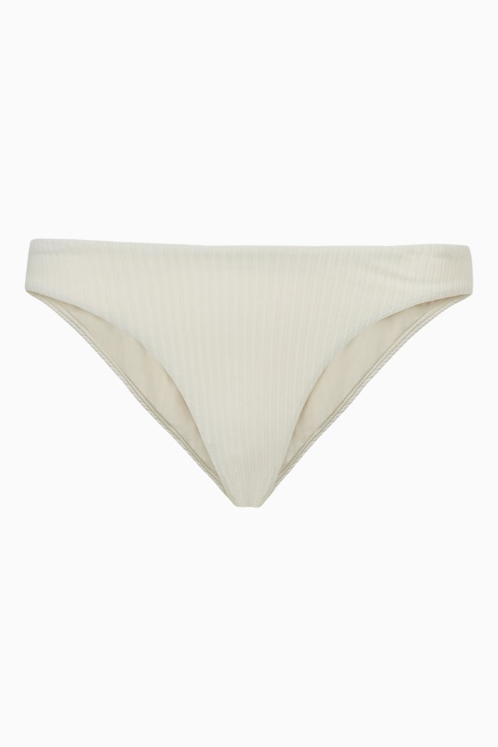

Rib Better Cheeky Bikini Bottom in Nylon, Neutral