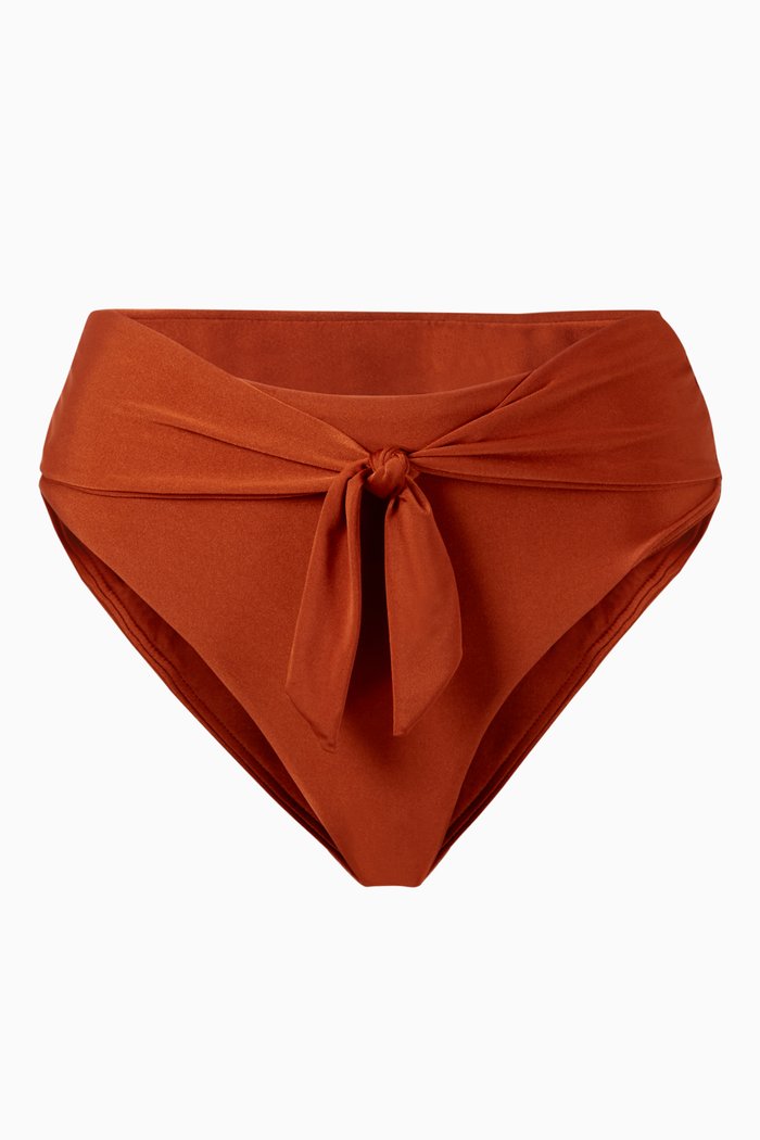 

High Shine Waist Cincher Bottom, Brown