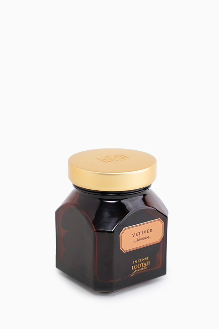 

Small Vetiver Bakhoor, 77g, Multicolour