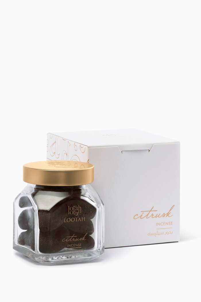 

Small Citrusk Bakhoor, 77g, Colourless