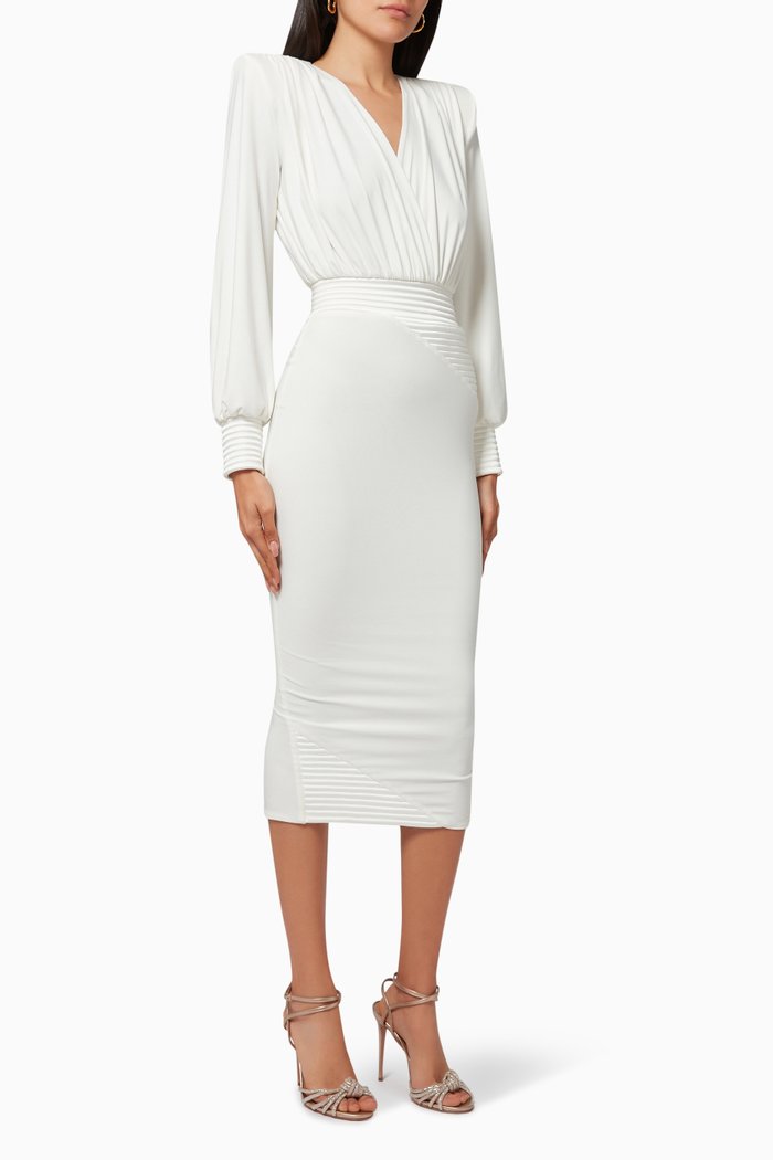 

Lover Man Dress in Jersey, White